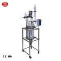 Laboratory Jacketed Glass Vacuum Distillation Crystallization Reactor